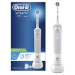 ORAL-B Vitality 100 Cross Action White - Λευκή Ηλεκτρική Οδοντόβουρτσα