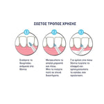 PLAC AWAY Triple Action (Size 0) 0.4mm (6τμχ) - Μεσοδόντια Μπουρτσάκια Ροζ