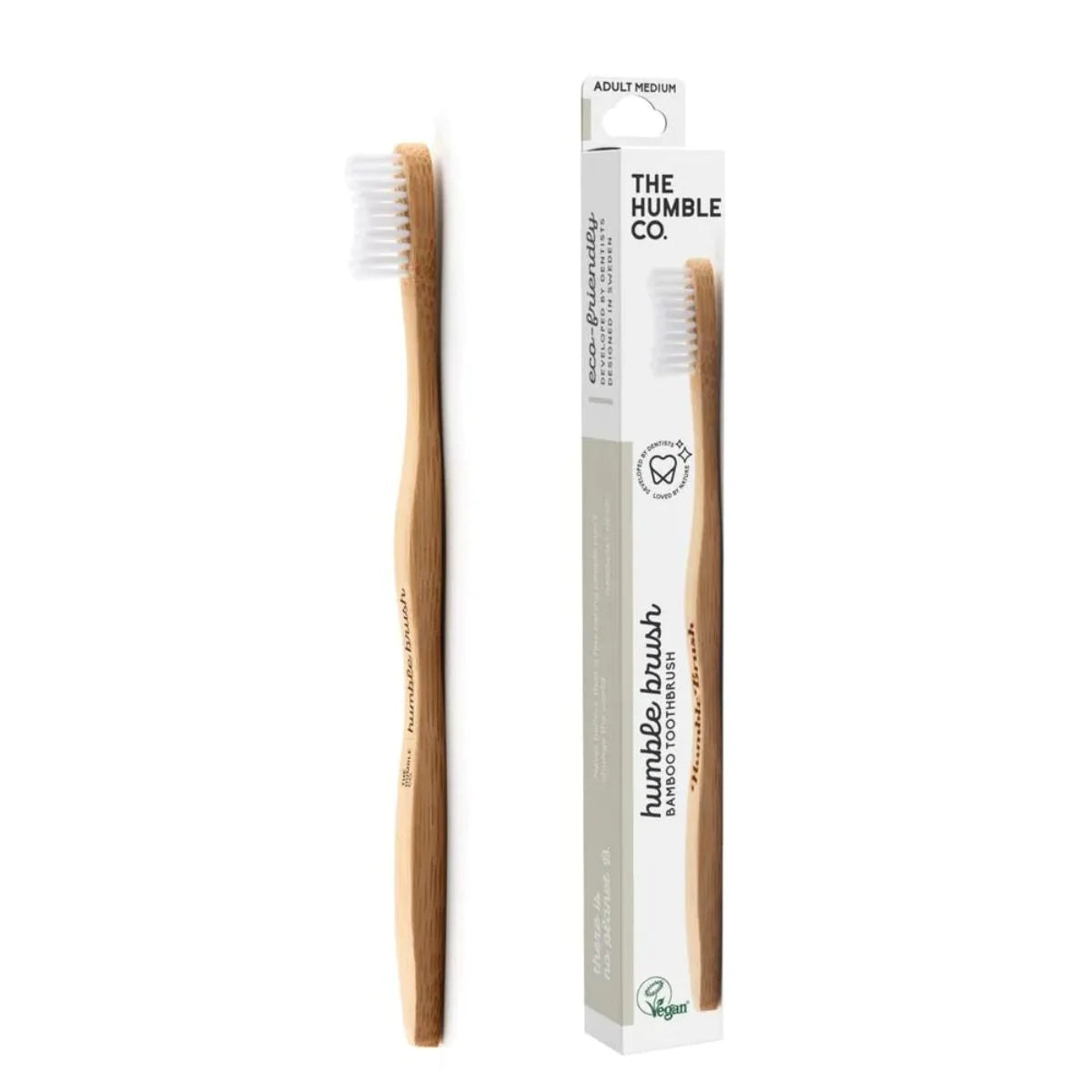 The Humble Co Οδοντόβουρτσα από Bamboo Μέτρια 