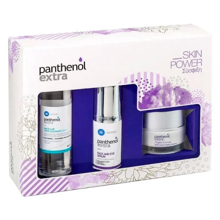 MEDISEI Panthenol Promo Ορός Προσώπου και Ματιών (30ml) &amp; Κρέμα Νύχτας (50ml) &amp; Micellar True Cleanser 3in1 (100ml)