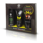 GARDEN OF PANTHENOLS Μαύρο σετ περιποίησης Βαθύ Καθαρισμού Προσώπου με 3 προϊόντα 