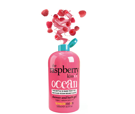 TREACLEMOON the Raspberry Kiss Bath &amp; Shower Gel-Αφρόλουτρο με Άρωμα Βατόμουρο, 500ml