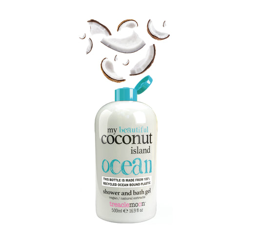 TREACLEMOON my Coconut Island Bath &amp; Shower Gel-Αφρόλουτρο με Καρύδα, 500ml
