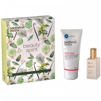 MEDISEI Panthenol Extra Beauty Spirit Femme Eau De Toilette Γυναικείο Άρωμα 50ml &amp; Body Milk Ενυδατικό Γαλάκτωμα Σώματος 200ml